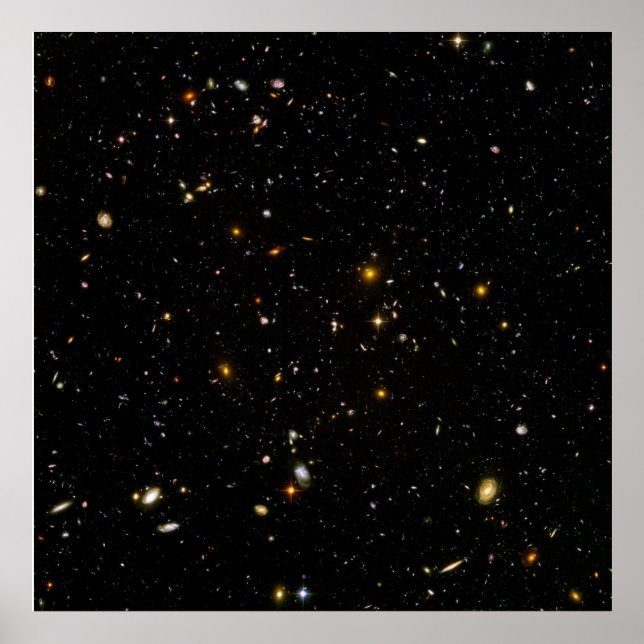 Póster Hubble Ultra Deep Field (Frente)