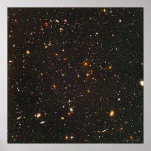 Póster Hubble Ultra Deep Field 24x24 (22x22)