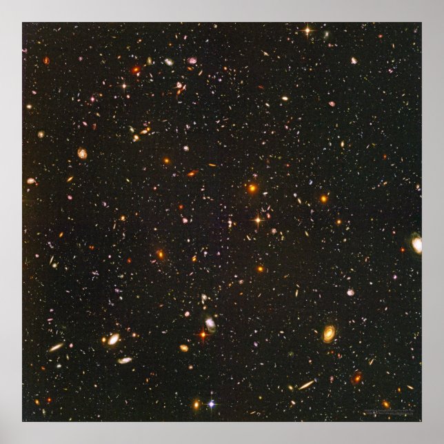 Póster Hubble Ultra Deep Field 24x24 (22x22) (Frente)