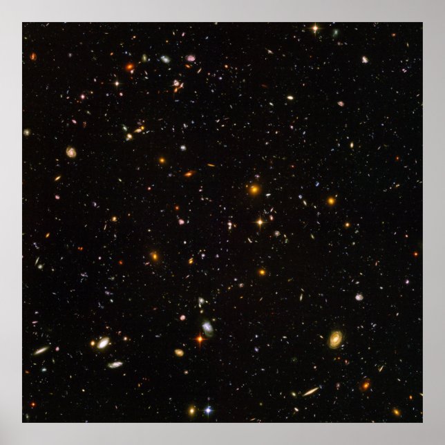 Póster Hubble Ultra Deep Field (HUDF) [Print] (Frente)