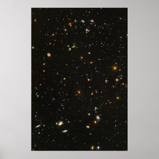 Póster Hubble Ultra Deep Field Photo