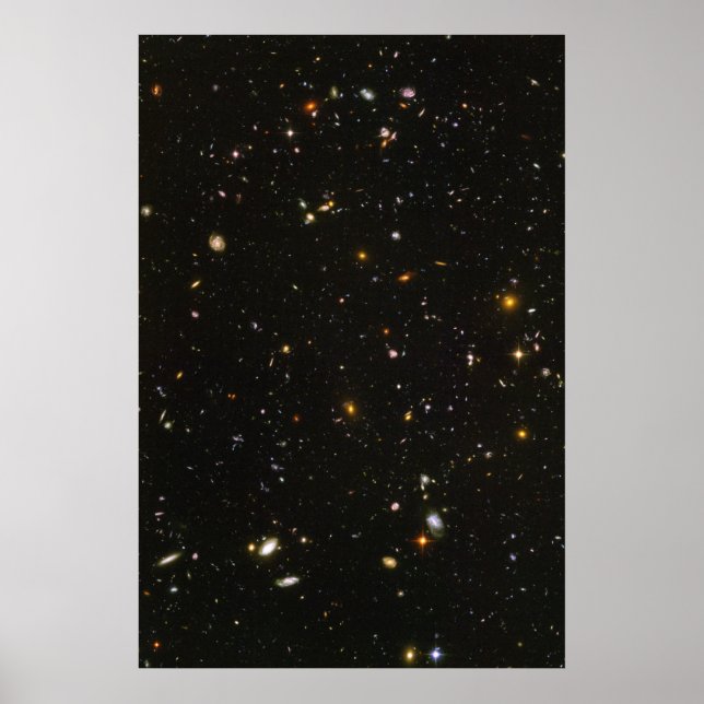 Póster Hubble Ultra Deep Field Photo (Frente)