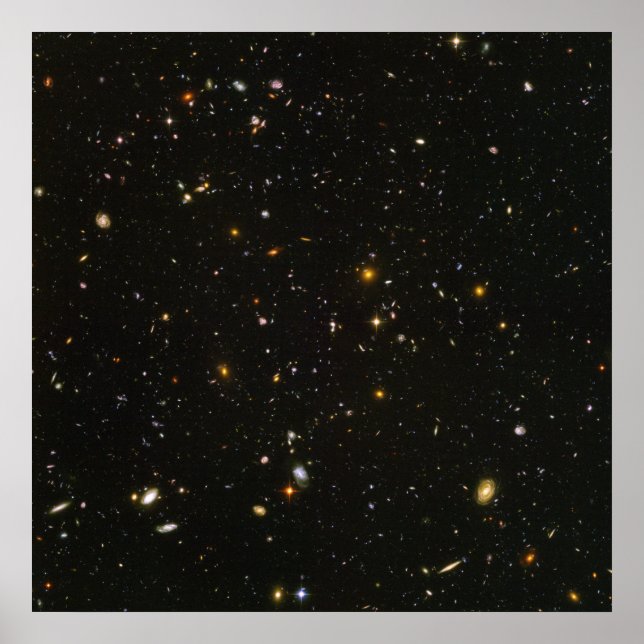 Póster Hubble ve galaxias por doquier (Frente)
