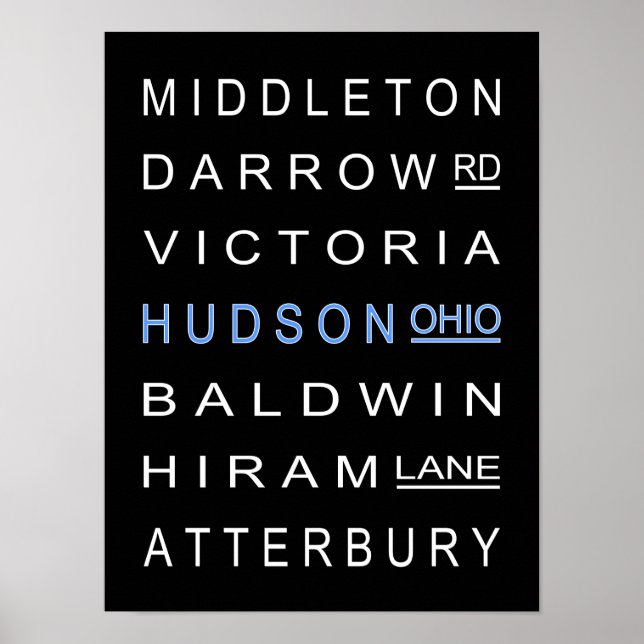 Póster Hudson and Her Streets (Frente)