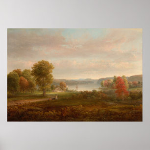 Póster Hudson en otoño - Thomas Doughty Bella Artes Poste