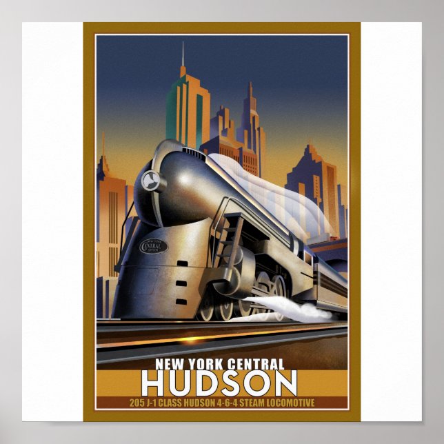 Póster Hudson Loco de Nueva York (Frente)