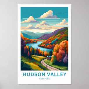 Póster Hudson Valley New York Travel Print