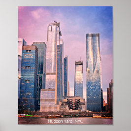 Póster Hudson Yard Manhattan New York Cityscape