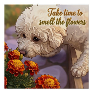 Póster Huele las Flores
