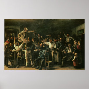 Póster Huelga, 1895