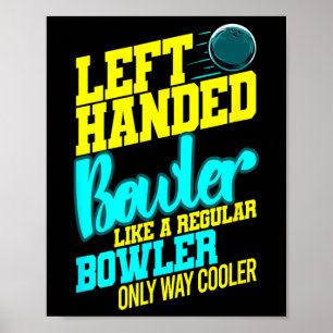 Póster Huelga del tazón del Bowler izquierdo