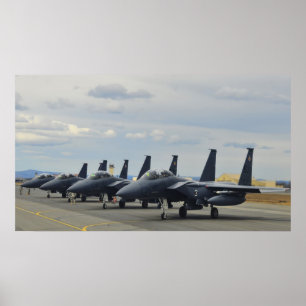 Póster Huelga Eagles de F-15E