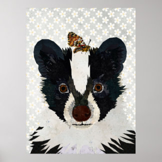 PÓSTER HUELGA Y MARIPOSA