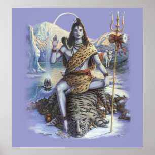 Póster Huella artística de Shiva Mahadev