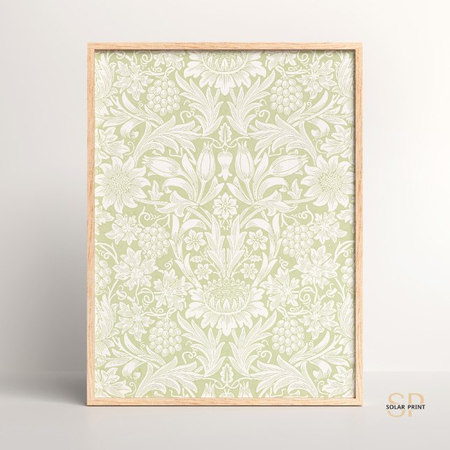 Póster Huella artística del girasol William Morris (Subido por el creador)