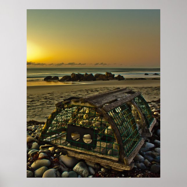 Póster Huella artística fina de Beach Trap (Frente)