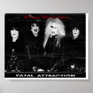 Póster Huella de banda, los vampiros originales de Hollyw