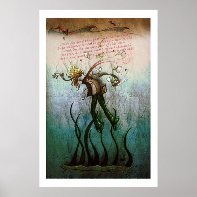 Póster Huella de la muerte de Shelley (Frente)