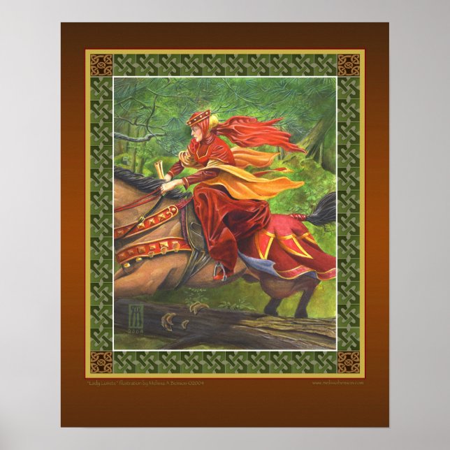 Póster Huella Lady Lunete (Frente)