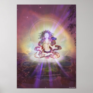 Póster Huella 'White Tara'