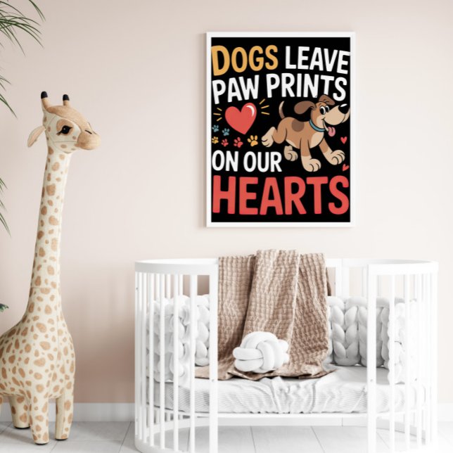 Póster Huellas de patas duraderas en los corazones (Subido por el creador)