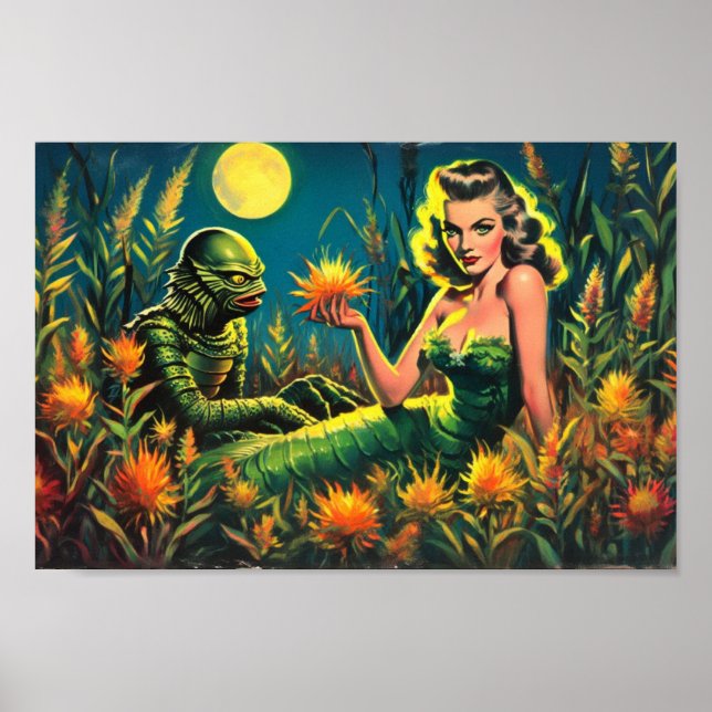 Póster Huellas de poster de verano (Frente)