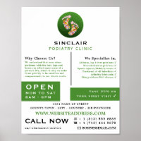 Huellas florales, Clínica de Podiatría, Podiatrist