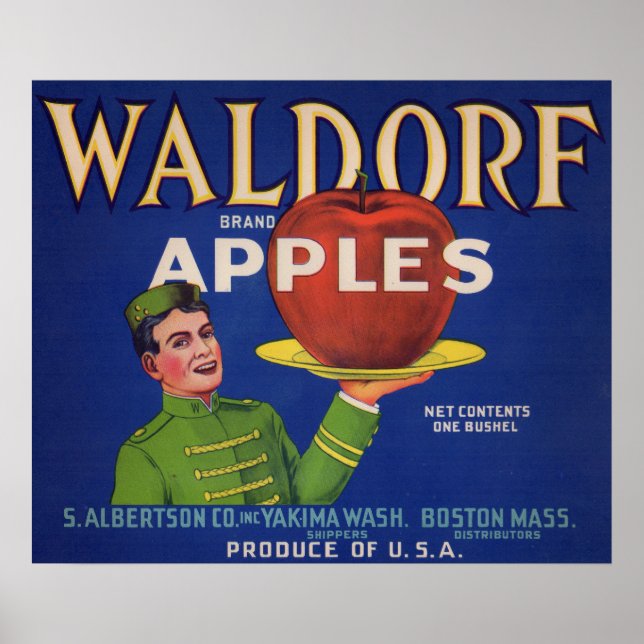 Póster Huellas Waldorf de 1920 (Frente)