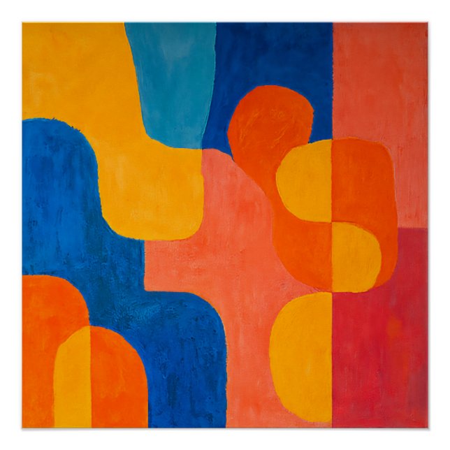 Póster Hues de mediados del siglo (Anverso)