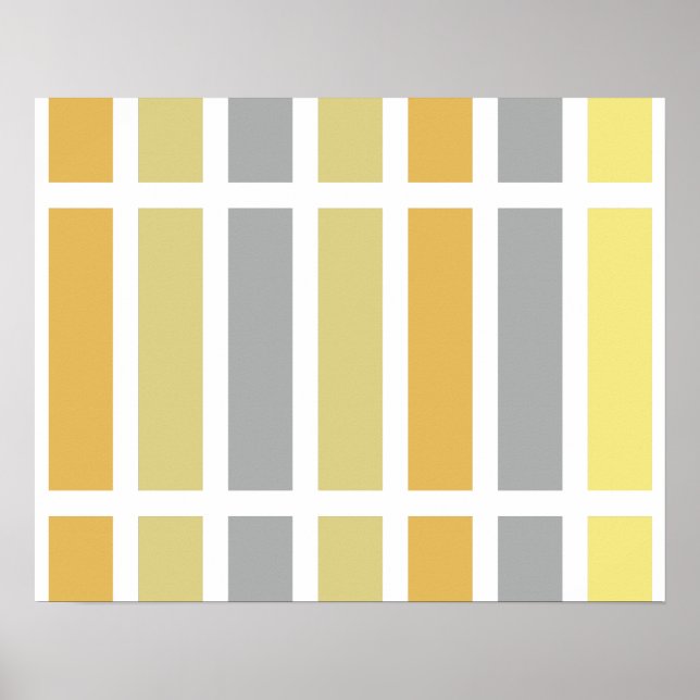 Póster Hues Metalizado de bronce dorados (Frente)