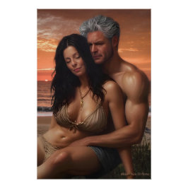 Póster Hues of Gold & Passion