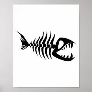 Póster Huesos de Pescado
