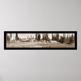 Póster Huéspedes Ranch Horse Fun Photo 1911