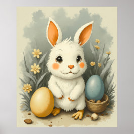 Póster Huevo de Mandala - Intrincado Diseño Floral Boho