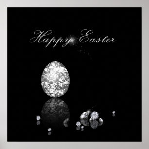 Póster Huevo de Pascua Brillante - Poster