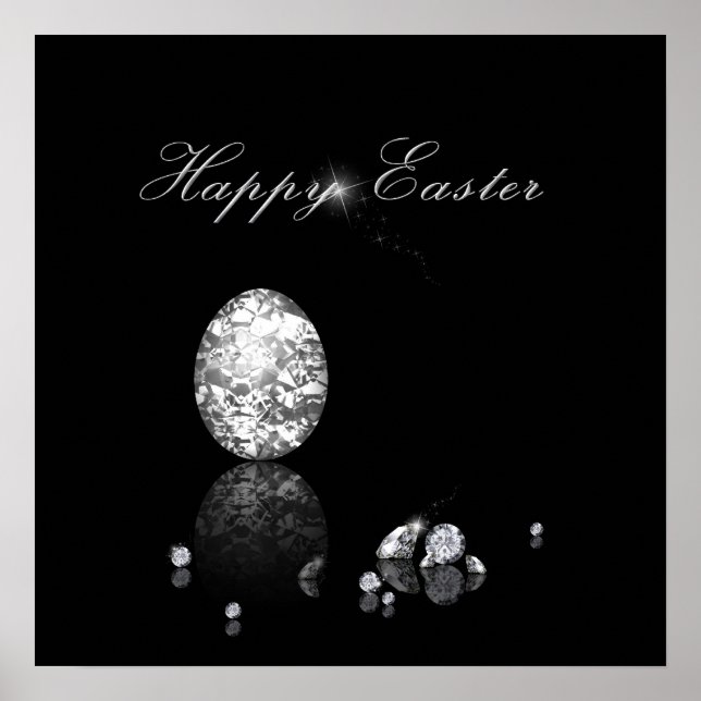 Póster Huevo de Pascua Brillante - Poster (Frente)