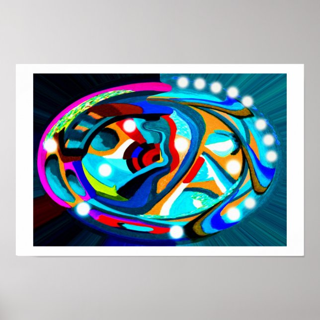 Póster Huevo decorado (Frente)