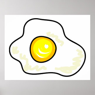 Póster Huevo frito