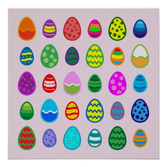 Póster Huevos de Pascua (Anverso)