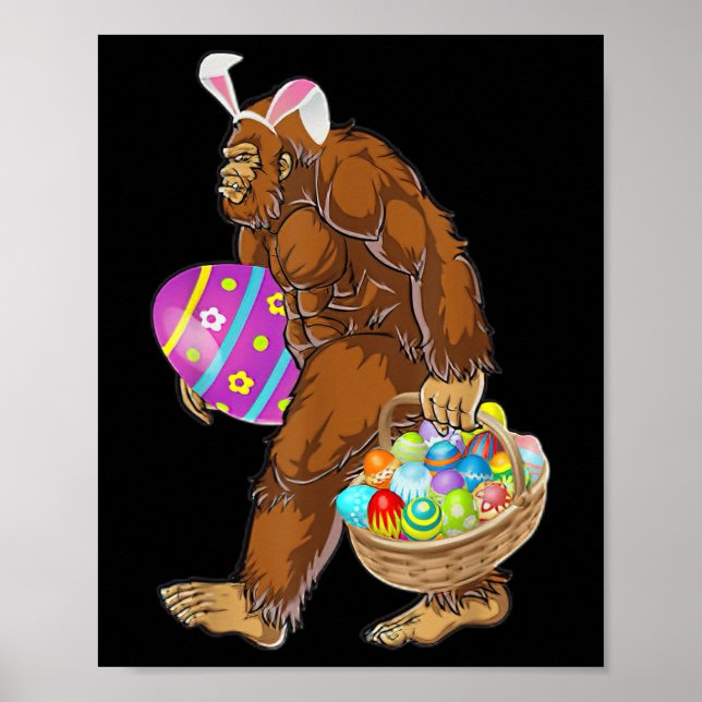 Póster Huevos de Pascua Graciosos (Frente)