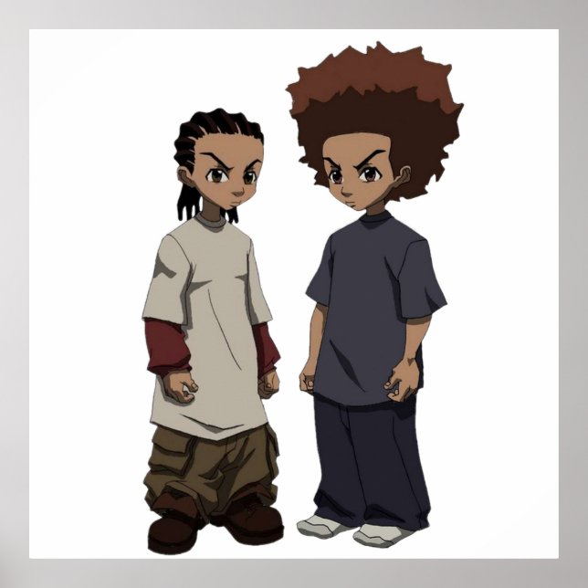 Póster Huey y Riley Freeman QEPD abuelo Freeman (Frente)