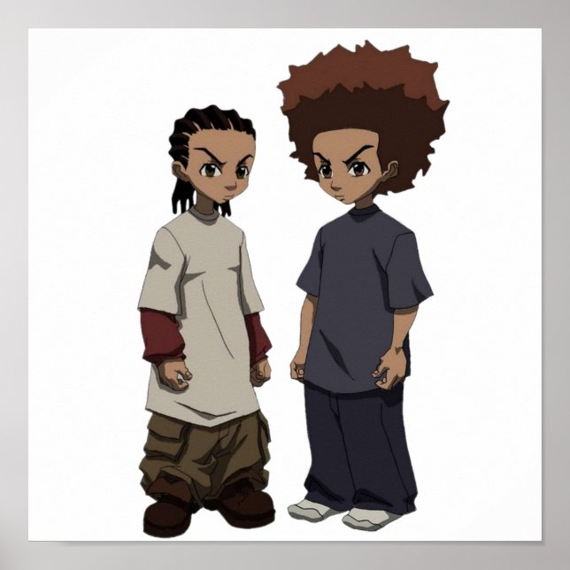 Póster Huey y Riley Freeman QEPD abuelo Freeman (Frente)