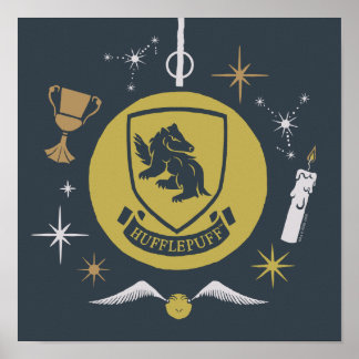 Póster HUFFLEPUFF™ Holiday Bauble Graphic