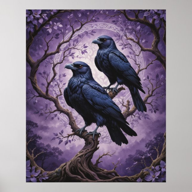 Póster Huginn y Muninn Poster (Frente)