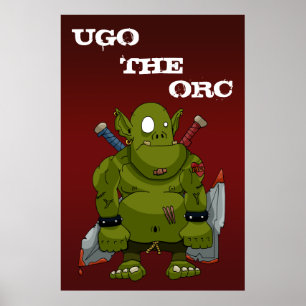 Póster Hugo el poster de Orc