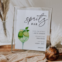 Hugo Spritz Bar Rótulo Ducha Parejas