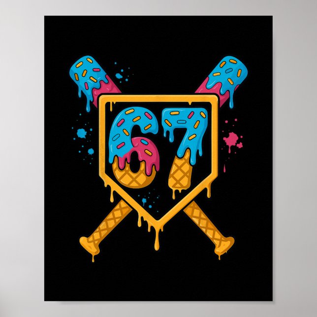 Póster Hugvyn 67 Vende Helado Drip Seis Siete Genz Alpha (Frente)