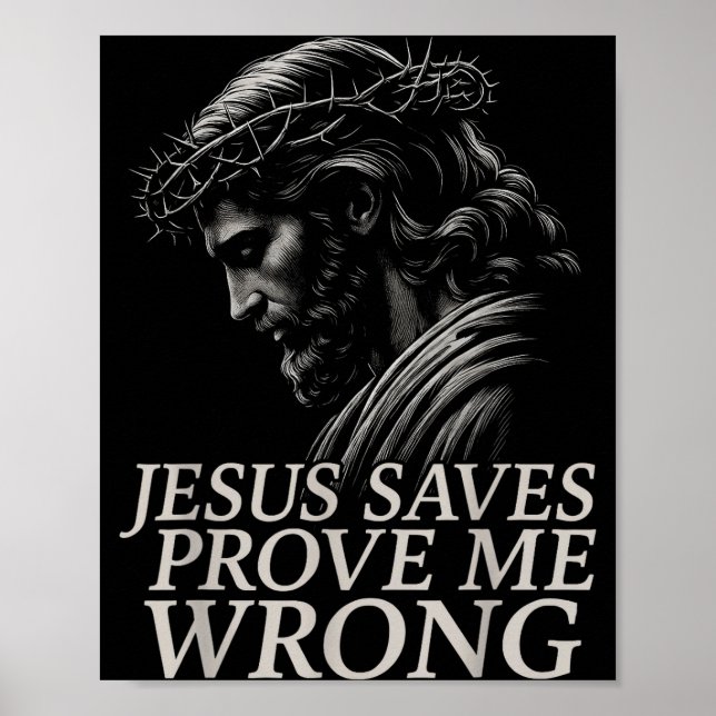Póster Hugvyn Jesús salva, demuéstrame que estoy equivoca (Frente)
