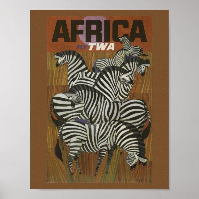 Póster Huir a África (Frente)