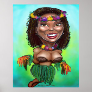 Póster Hula Dancer